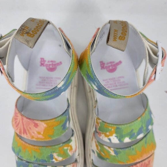Dr. Martens Women's Clarissa Vegan Tie Dye Sandals Ankle Strap US Size 7 UK Sz 5 - Picture 5 of 9